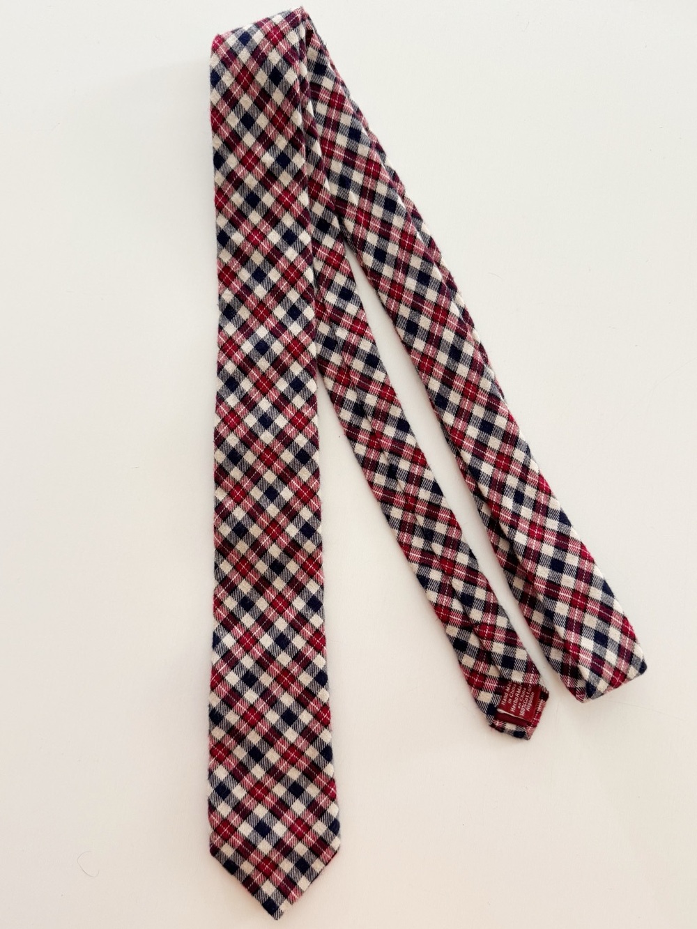 Original Penguin Slim Flannel Cotton Tie